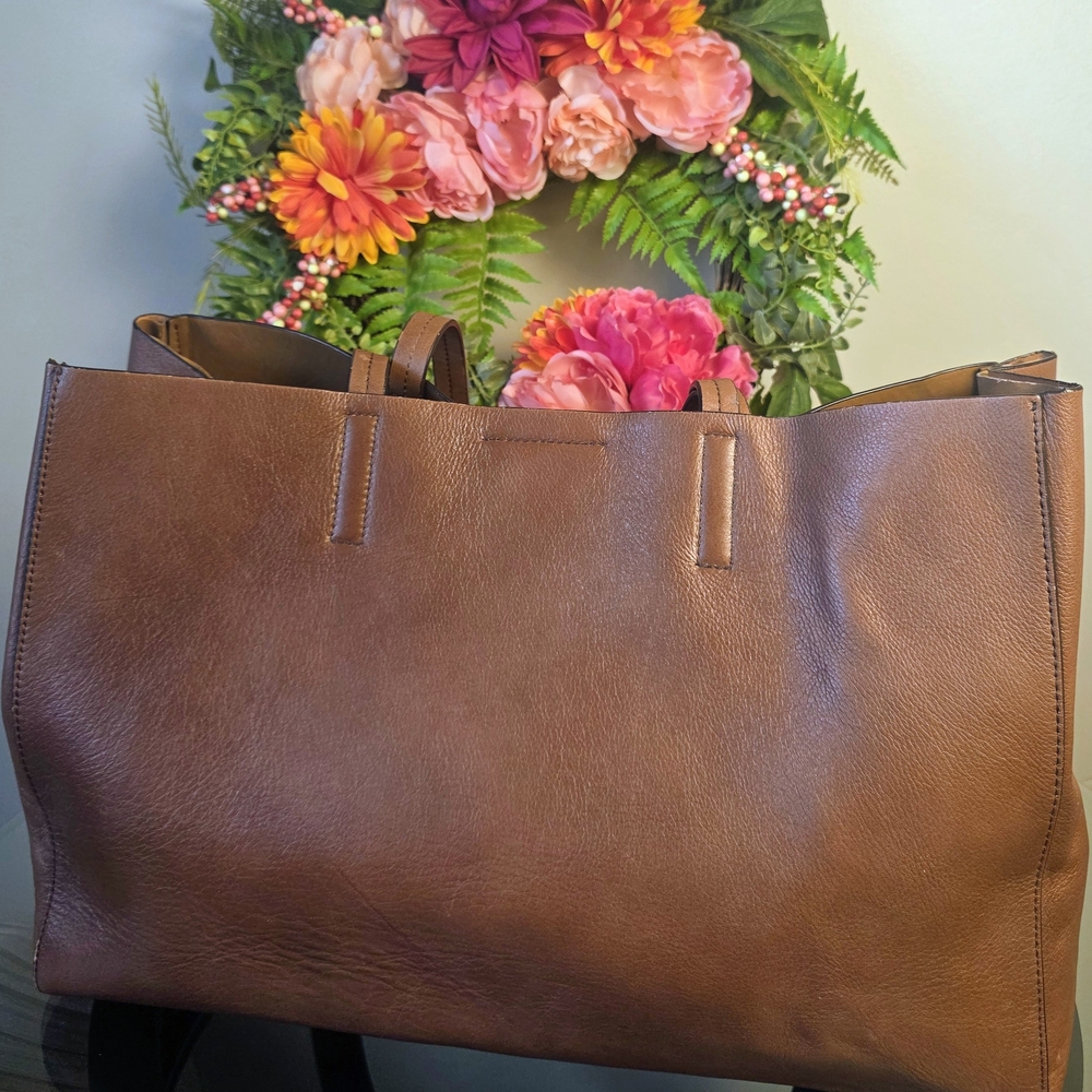 Banana Republic Tan Leather Handbag